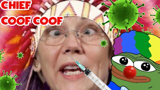Fully Masked-Vaxxed-Boosted Elizabeth Warren Catches Coof