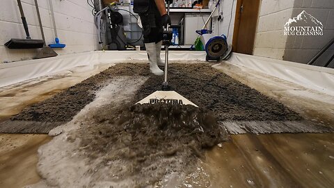The Most Mud-Soaked Rug you've Ever Seen !! Satisfying ASMR Carpet Cleaning