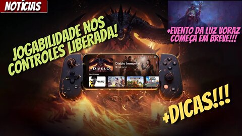 Diablo Immortal - Liberado jogar em controles + Evento da Lua Voraz começa em breve + Dicas!!!