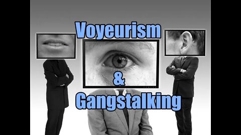 Gang Stalking - Voyeurism - Targeted Individuals - Cyber Torture