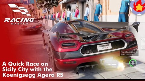A Quick Race on Sicily City with the Koenigsegg Agera RS | Racing Master