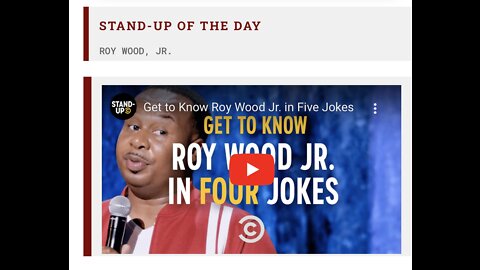 TODAY ON STANDUPWORLD.COM 3-14-2022