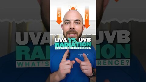 What is the difference between UVA and UVB rays? Derm explains! #uva #uvb