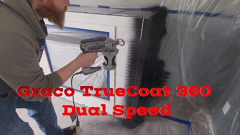 Painting With Our Graco TrueCoat 360 Dual Speed Handheld Paint Sprayer #painting #graco
