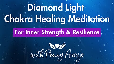 Meditation for Inner Strength & Resilience | Diamond Light Chakra Healing | 8 minutes