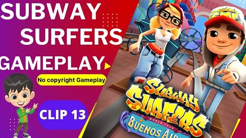 Subway Surfers Gameplay 🏃‍♂ No Copyright Gameplay 🏃‍♂ #subwaysurfers #gaming @Mixrootgaming clip 13