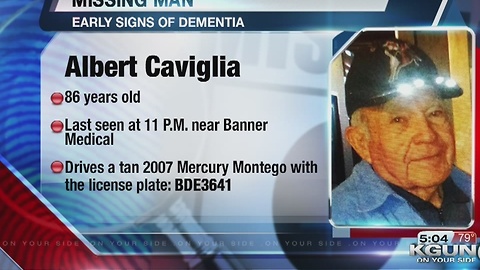 Tucson police looking for missing man with dementia