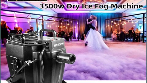 MOKA 3500w Dry Ice Machine Stage Effect Dry Ice Fog Machine for Wedding Events DJ