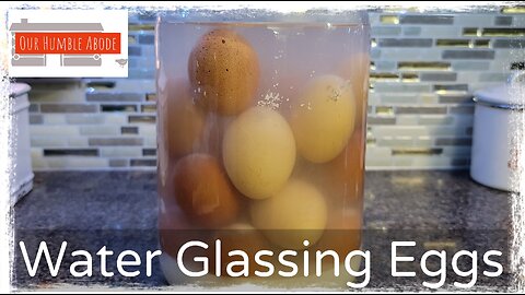 Water Glassing Eggs