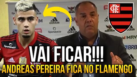 ÚLTIMAS NOTÍCIAS DO FLAMENGO SOBRE O FIM DO EMPRÉSTIMO DE ANDREAS PEREIRA - É TRETA!!!