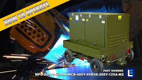 How to Operate the 45 KVA Portable Power Distribution Station Military Trailer