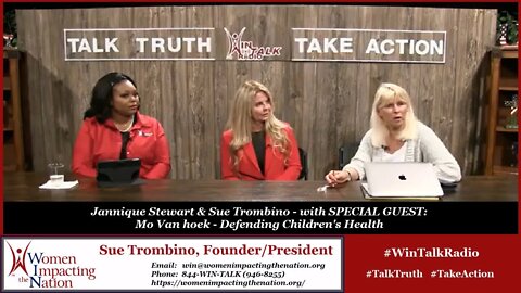 WIN Talk Radio - Special Guest: Mo Van hoek, Discusses - Defending Children's Health