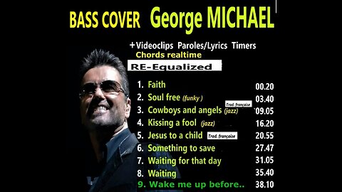 Bass cover GEORGE MICHAEL (WHAM) _ Chords, Lyrics, Clips, Clocks