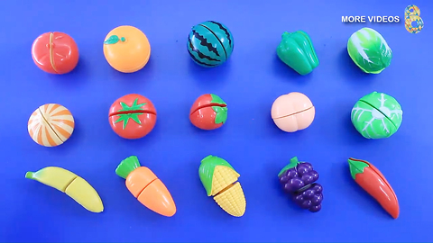 Babytv - Fruit - Learning Fruit Vegetable Names for kids with Plastic Toys