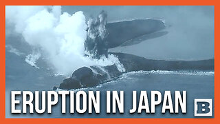 Volcano ERUPTS on Recently Formed Island Off the Coast of Iwo Jima, Japan