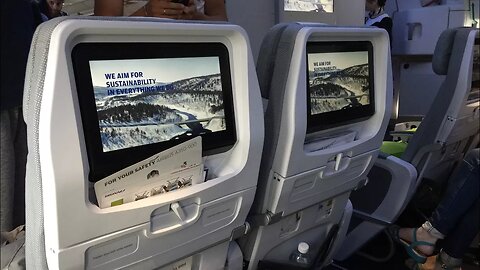 Finnair A350 ECONOMY class | London Heathrow to Helsinki (Exit row)