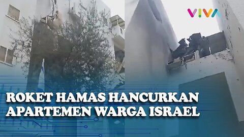 Iron Dome Kebobolan Lagi! Roket Hamas Hantam Apartemen di Israel