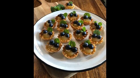 Lemon Curd |Recipe| Blueberry Tarts
