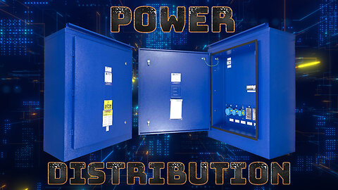 Power Distribution Panel - 60A 208Y/120V 3-Phase - Nema 4X Corrosion Resistant
