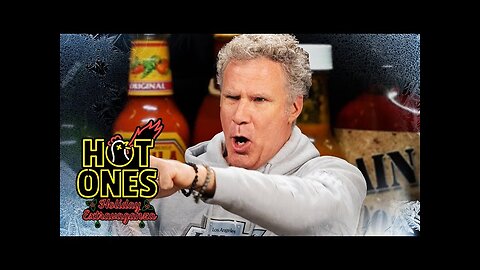 Will Ferrell Brings the Spirit to the Hot Ones Holiday Extravaganza | Hot Ones