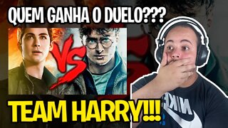 REACT Harry Potter VS. Percy Jackson | Duelo de Titãs [REMAKE]