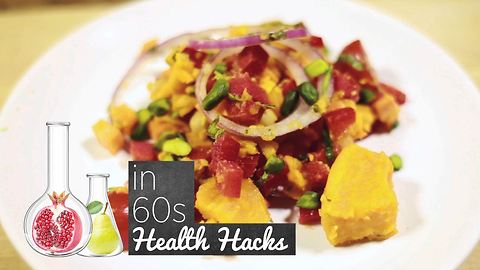 How To Health Hacks: Sweet potato sunshine salad