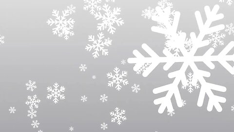 Mesmerizing Silver Snowflake Christmas Backdrop - Transform Your Video Into A Winter Wonderland!