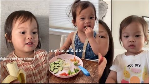 Cute Baby Girl Video/Bella Foodie tikTok