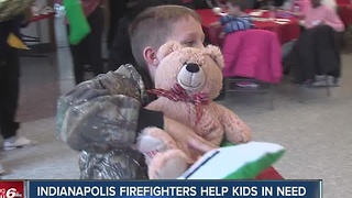 Indianapolis firefighters help kids in need