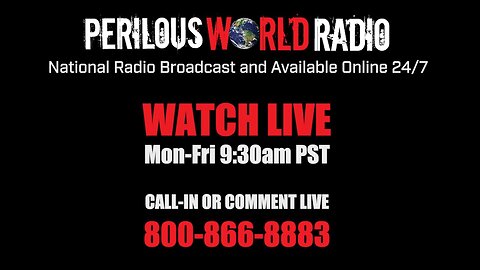 Perilous World Radio will not be live today, 2/21/24. Internet issues, yet again.