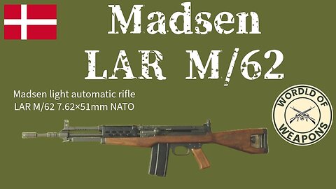 Madsen LAR M/62 🇩🇰 Danish robustness in the middle of the cold war