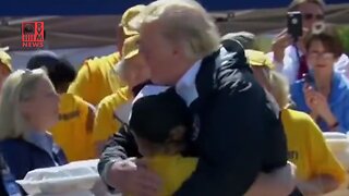 Little Boy Asked Trump For A Hug, Then He Did This