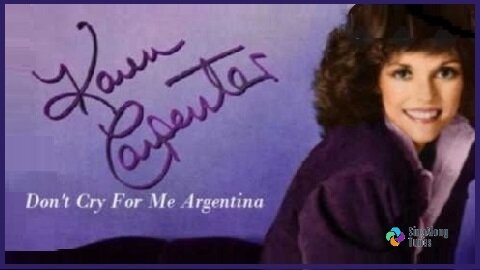 Karen Carpenter - "Don't Cry For Me Argentina" with Lyrics