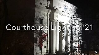 2021 Courthouse Lighting pic collage