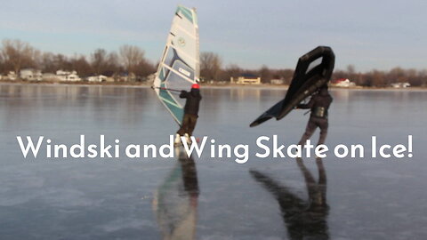 Windski and Wing Skate on Ice