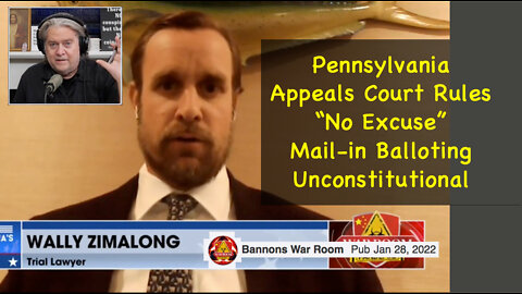 Pennsylvania Appeals Court Rules “No Excuse” Mail-in Balloting Unconstitutional