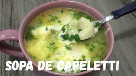 Semana Especial de Caldos e Sopas - Aula 02 - Sopa de Capeletti para fazer e Vender - Lucro Certo!!
