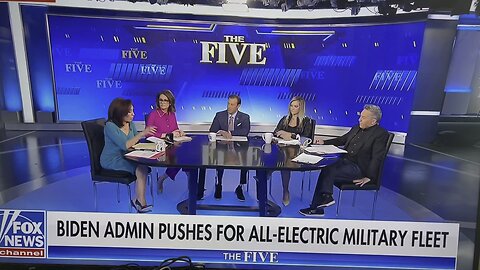The Biden administration pushes for all electric military fleet￼
