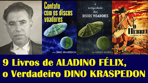 9 Livros de ALADINO FÉLIX, o DINO KRASPEDON, SÁBADO DINOTOS, ETC. | Versão Estendida - Parte 1