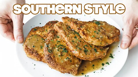 Southern Fried Pork Chops Recipe + Pan Gravy