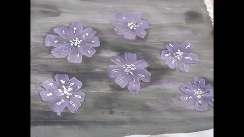 Flower painting tutorial for beginners|Flower painting poster color|flower painting easy