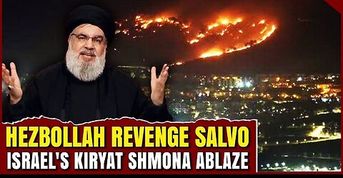 Hezbollah's Biggest Strike: Israel Iron Dome Fails To Stop 35 Katyusha Rocket Blitz in Kiryat Shmona
