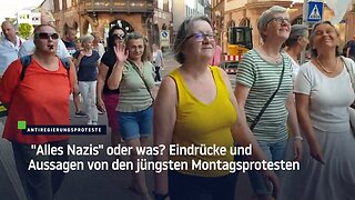 "Alles Nazis" oder was? Eindrücke und Aussagen von den jüngsten Montagsprotesten