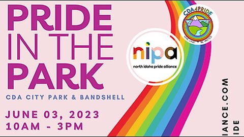 CDA, ID. Pride In The Park #idaho #pridemonth