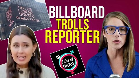 Tim Pool + Daily Wire CEO troll WaPo reporter with billboard