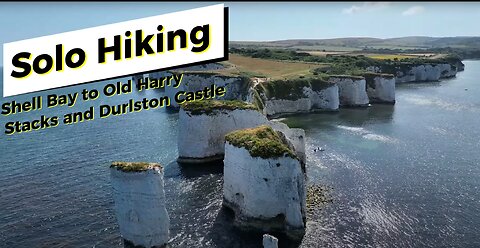 A Solo Hiking Adventure - Shell Bay to Old Harry Stacks and Durlston Castle [4k]