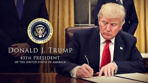 TRUMP❤️🥇SIGNED HUNDREDS OF IMPORTANT EXECUTIVE ORDERS💙🇺🇸📑✍️⭐️