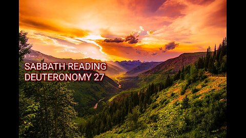 DEUTERONOMY 27 WATCH FULL VIDEO LEARNING WITH THE FAMILY 2024