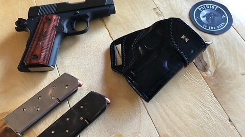 Craft Holsters - Grizzly SOB Holster Review for a Compact Colt 1911 - PITD