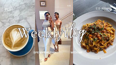 Weekly vlog| cafe hopping, lunch , getting ready, making dinner, sisterdate